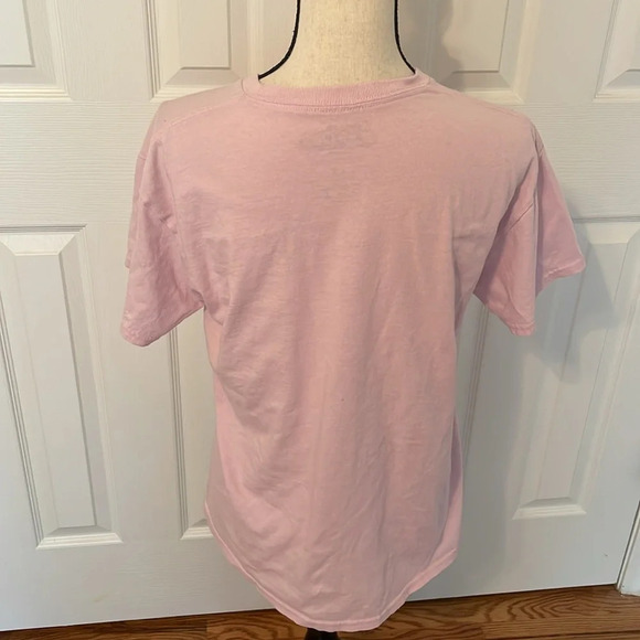 Barbie The Movie 100% Cotton Size Medium T-shirt Pink with Logo Short Sleeve - Picture 3 of 5